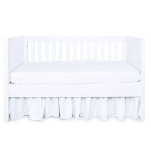 Bed skirt (70x140cm) cotton white