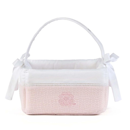 Panier à langer cotton pink 