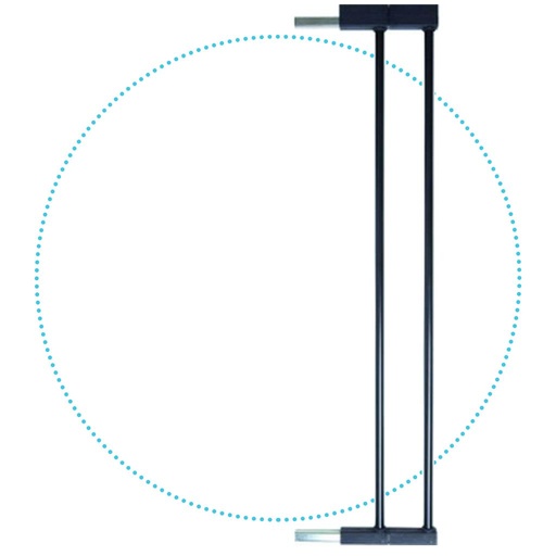 Verlengstuk extend-a-gate (2x7cm) zwart 