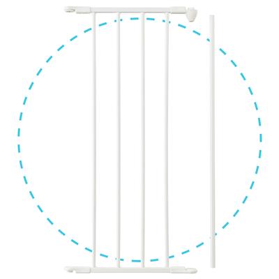 Verlengstuk voor deurhek Flex (33cm) wit
