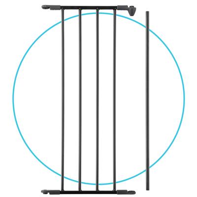 Extension for door gate Flex (33cm) zwart 