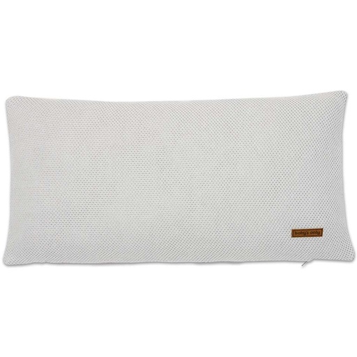 *Kussen 60x30 cm classic zilvergrijs